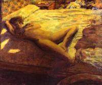 Pierre Bonnard - Woman Reclining on a Bed(The Indolent Woman)